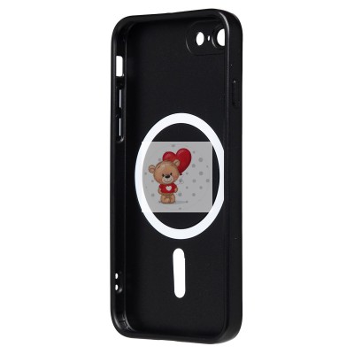 Чехол-накладка для Apple iPhone 8 (черный) - SM020 Matte SafeMag Чехол-накладка для Apple iPhone 8 (черный) - SM020 Matte SafeMag