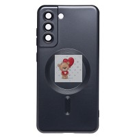 Чехол-накладка для Samsung Galaxy S21 FE (черный) - SM020 Matte SafeMag