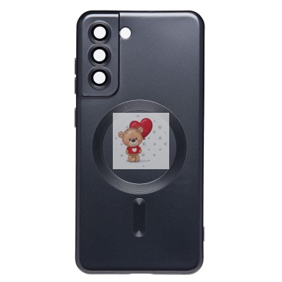 Чехол-накладка для Samsung Galaxy S21 FE (черный) - SM020 Matte SafeMag