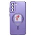 Чехол-накладка для Samsung Galaxy S21 FE (сиреневый) - SM020 Matte SafeMag