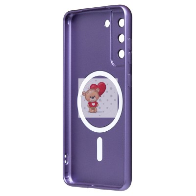 Чехол-накладка для Samsung Galaxy S21 FE (сиреневый) - SM020 Matte SafeMag Чехол-накладка для Samsung Galaxy S21 FE (сиреневый) - SM020 Matte SafeMag