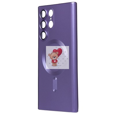 Чехол-накладка для Samsung Galaxy S22 Ultra (сиреневый) - SM020 Matte SafeMag Чехол-накладка для Samsung Galaxy S22 Ultra (сиреневый) - SM020 Matte SafeMag