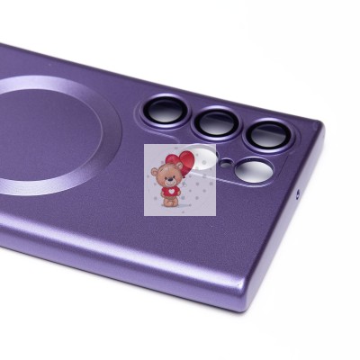 Чехол-накладка для Samsung Galaxy S22 Ultra (сиреневый) - SM020 Matte SafeMag Чехол-накладка для Samsung Galaxy S22 Ultra (сиреневый) - SM020 Matte SafeMag