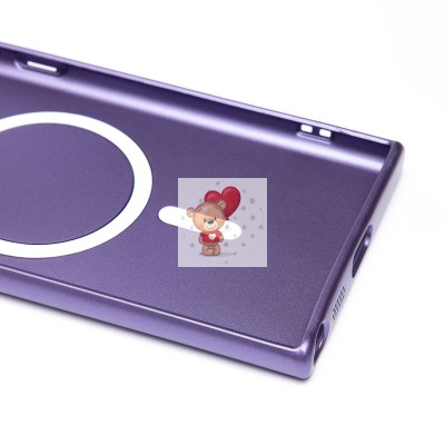 Чехол-накладка для Samsung Galaxy S22 Ultra (сиреневый) - SM020 Matte SafeMag Чехол-накладка для Samsung Galaxy S22 Ultra (сиреневый) - SM020 Matte SafeMag