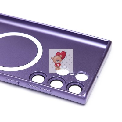 Чехол-накладка для Samsung Galaxy S22 Ultra (сиреневый) - SM020 Matte SafeMag Чехол-накладка для Samsung Galaxy S22 Ultra (сиреневый) - SM020 Matte SafeMag