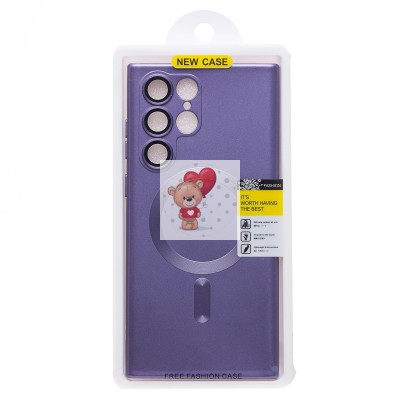 Чехол-накладка для Samsung Galaxy S22 Ultra (сиреневый) - SM020 Matte SafeMag Чехол-накладка для Samsung Galaxy S22 Ultra (сиреневый) - SM020 Matte SafeMag