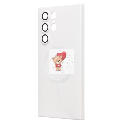 Чехол-накладка для Samsung Galaxy S22 Ultra (белый) - SM020 Matte SafeMag Чехол-накладка для Samsung Galaxy S22 Ultra (белый) - SM020 Matte SafeMag