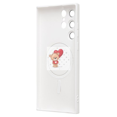 Чехол-накладка для Samsung Galaxy S22 Ultra (белый) - SM020 Matte SafeMag Чехол-накладка для Samsung Galaxy S22 Ultra (белый) - SM020 Matte SafeMag