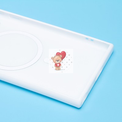 Чехол-накладка для Samsung Galaxy S22 Ultra (белый) - SM020 Matte SafeMag Чехол-накладка для Samsung Galaxy S22 Ultra (белый) - SM020 Matte SafeMag