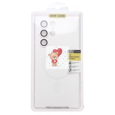 Чехол-накладка для Samsung Galaxy S22 Ultra (белый) - SM020 Matte SafeMag Чехол-накладка для Samsung Galaxy S22 Ultra (белый) - SM020 Matte SafeMag