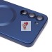 Чехол-накладка для Samsung Galaxy S23 Plus (темно-синий) - SM020 Matte SafeMag