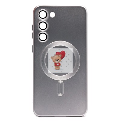 Чехол-накладка для Samsung Galaxy S23 Plus (титановый) - SM020 Matte SafeMag