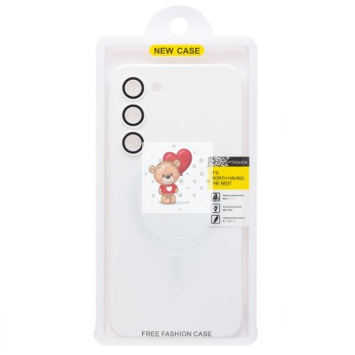 Чехол-накладка для Samsung Galaxy S23 Plus (белый) - SM020 Matte SafeMag