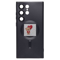 Чехол-накладка для Samsung Galaxy S23 Ultra (черный) - SM020 Matte SafeMag