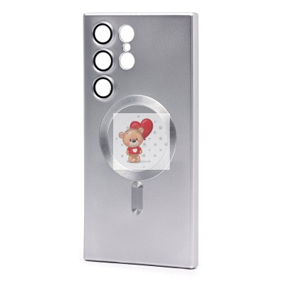 Чехол-накладка для Samsung Galaxy S23 Ultra (титановый) - SM020 Matte SafeMag