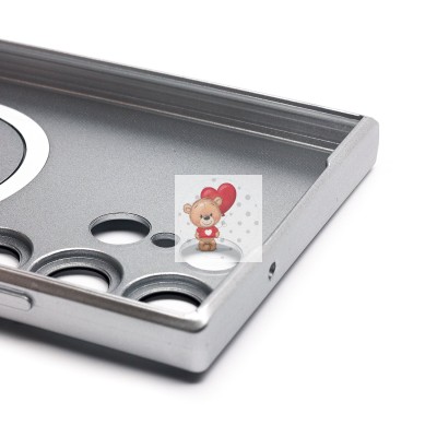 Чехол-накладка для Samsung Galaxy S23 Ultra (титановый) - SM020 Matte SafeMag