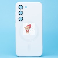 Чехол-накладка для Samsung Galaxy S23 (белый) - SM020 Matte SafeMag