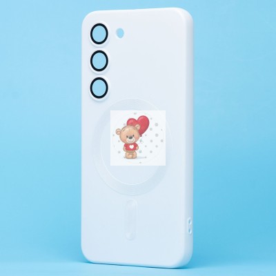 Чехол-накладка для Samsung Galaxy S23 (белый) - SM020 Matte SafeMag Чехол-накладка для Samsung Galaxy S23 (белый) - SM020 Matte SafeMag