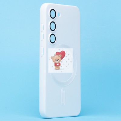 Чехол-накладка для Samsung Galaxy S23 (белый) - SM020 Matte SafeMag Чехол-накладка для Samsung Galaxy S23 (белый) - SM020 Matte SafeMag