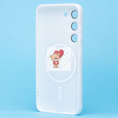 Чехол-накладка для Samsung Galaxy S23 (белый) - SM020 Matte SafeMag Чехол-накладка для Samsung Galaxy S23 (белый) - SM020 Matte SafeMag