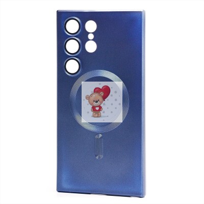 Чехол-накладка для Samsung Galaxy S24 Ultra (темно-синий) - SM020 Matte SafeMag Чехол-накладка для Samsung Galaxy S24 Ultra (темно-синий) - SM020 Matte SafeMag