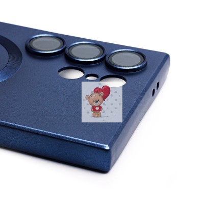 Чехол-накладка для Samsung Galaxy S24 Ultra (темно-синий) - SM020 Matte SafeMag Чехол-накладка для Samsung Galaxy S24 Ultra (темно-синий) - SM020 Matte SafeMag