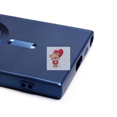 Чехол-накладка для Samsung Galaxy S24 Ultra (темно-синий) - SM020 Matte SafeMag Чехол-накладка для Samsung Galaxy S24 Ultra (темно-синий) - SM020 Matte SafeMag