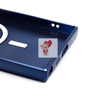 Чехол-накладка для Samsung Galaxy S24 Ultra (темно-синий) - SM020 Matte SafeMag Чехол-накладка для Samsung Galaxy S24 Ultra (темно-синий) - SM020 Matte SafeMag