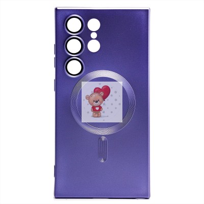 Чехол-накладка для Samsung Galaxy S24 Ultra (сиреневый) - SM020 Matte SafeMag Чехол-накладка для Samsung Galaxy S24 Ultra (сиреневый) - SM020 Matte SafeMag