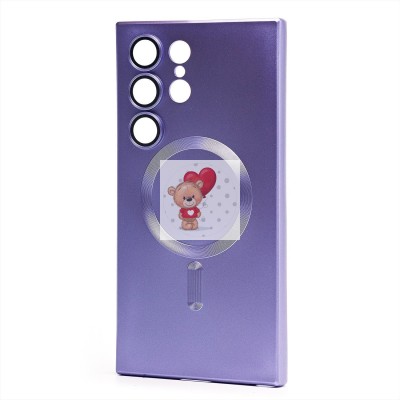 Чехол-накладка для Samsung Galaxy S24 Ultra (сиреневый) - SM020 Matte SafeMag Чехол-накладка для Samsung Galaxy S24 Ultra (сиреневый) - SM020 Matte SafeMag