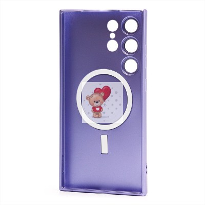 Чехол-накладка для Samsung Galaxy S24 Ultra (сиреневый) - SM020 Matte SafeMag Чехол-накладка для Samsung Galaxy S24 Ultra (сиреневый) - SM020 Matte SafeMag