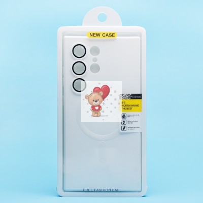 Чехол-накладка для Samsung Galaxy S24 Ultra (белый) - SM020 Matte SafeMag