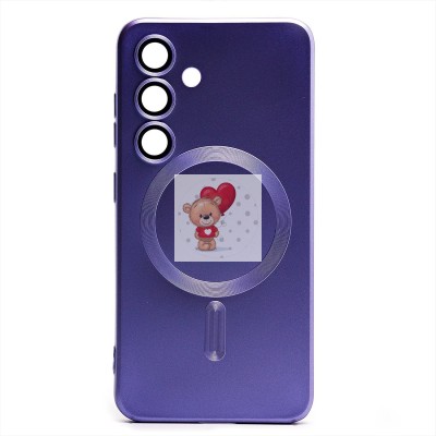 Чехол-накладка для Samsung Galaxy S24 (сиреневый) - SM020 Matte SafeMag Чехол-накладка для Samsung Galaxy S24 (сиреневый) - SM020 Matte SafeMag