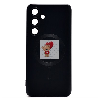 Чехол-накладка для Samsung Galaxy S24+ (черный) - SM020 Matte SafeMag