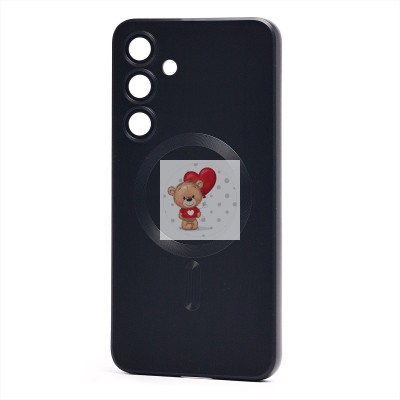 Чехол-накладка для Samsung Galaxy S24+ (черный) - SM020 Matte SafeMag