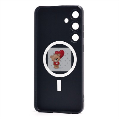 Чехол-накладка для Samsung Galaxy S24+ (черный) - SM020 Matte SafeMag