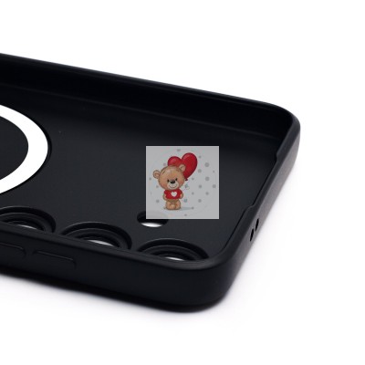 Чехол-накладка для Samsung Galaxy S24+ (черный) - SM020 Matte SafeMag