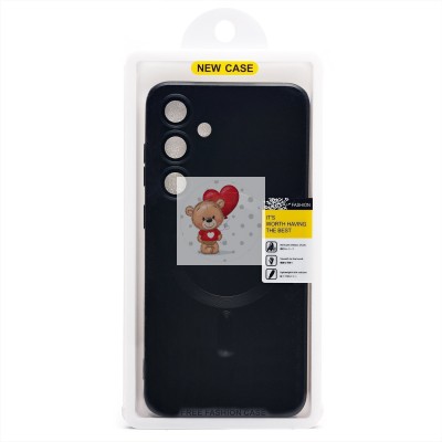 Чехол-накладка для Samsung Galaxy S24+ (черный) - SM020 Matte SafeMag