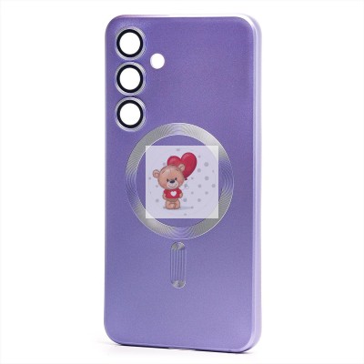 Чехол-накладка для Samsung Galaxy S24+ (сиреневый) - SM020 Matte SafeMag