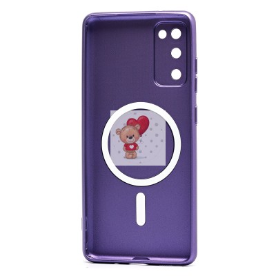 Чехол-накладка для Samsung G780 Galaxy S20FE (сиреневый) - SM020 Matte SafeMag