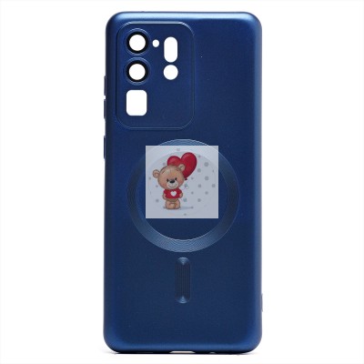 Чехол-накладка для Samsung G988 Galaxy S20 Ultra (темно-синий) - SM020 Matte SafeMag