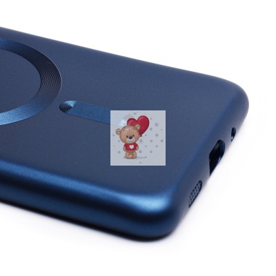 Чехол-накладка для Samsung G988 Galaxy S20 Ultra (темно-синий) - SM020 Matte SafeMag