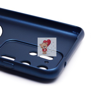 Чехол-накладка для Samsung G988 Galaxy S20 Ultra (темно-синий) - SM020 Matte SafeMag