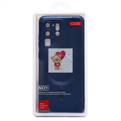 Чехол-накладка для Samsung G988 Galaxy S20 Ultra (темно-синий) - SM020 Matte SafeMag