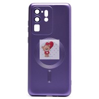 Чехол-накладка для Samsung G988 Galaxy S20 Ultra (сиреневый) - SM020 Matte SafeMag