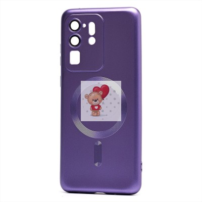 Чехол-накладка для Samsung G988 Galaxy S20 Ultra (сиреневый) - SM020 Matte SafeMag