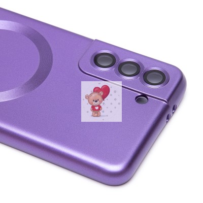 Чехол-накладка для Samsung G991 Galaxy S21 (сиреневый) - SM020 Matte SafeMag