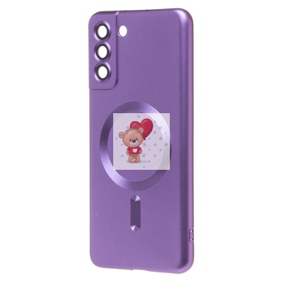 Чехол-накладка для Samsung G996 Galaxy S21+ (сиреневый) - SM020 Matte SafeMag