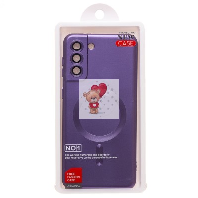 Чехол-накладка для Samsung G996 Galaxy S21+ (сиреневый) - SM020 Matte SafeMag