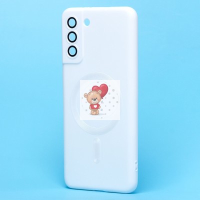 Чехол-накладка для Samsung G996 Galaxy S21+ (белый) - SM020 Matte SafeMag